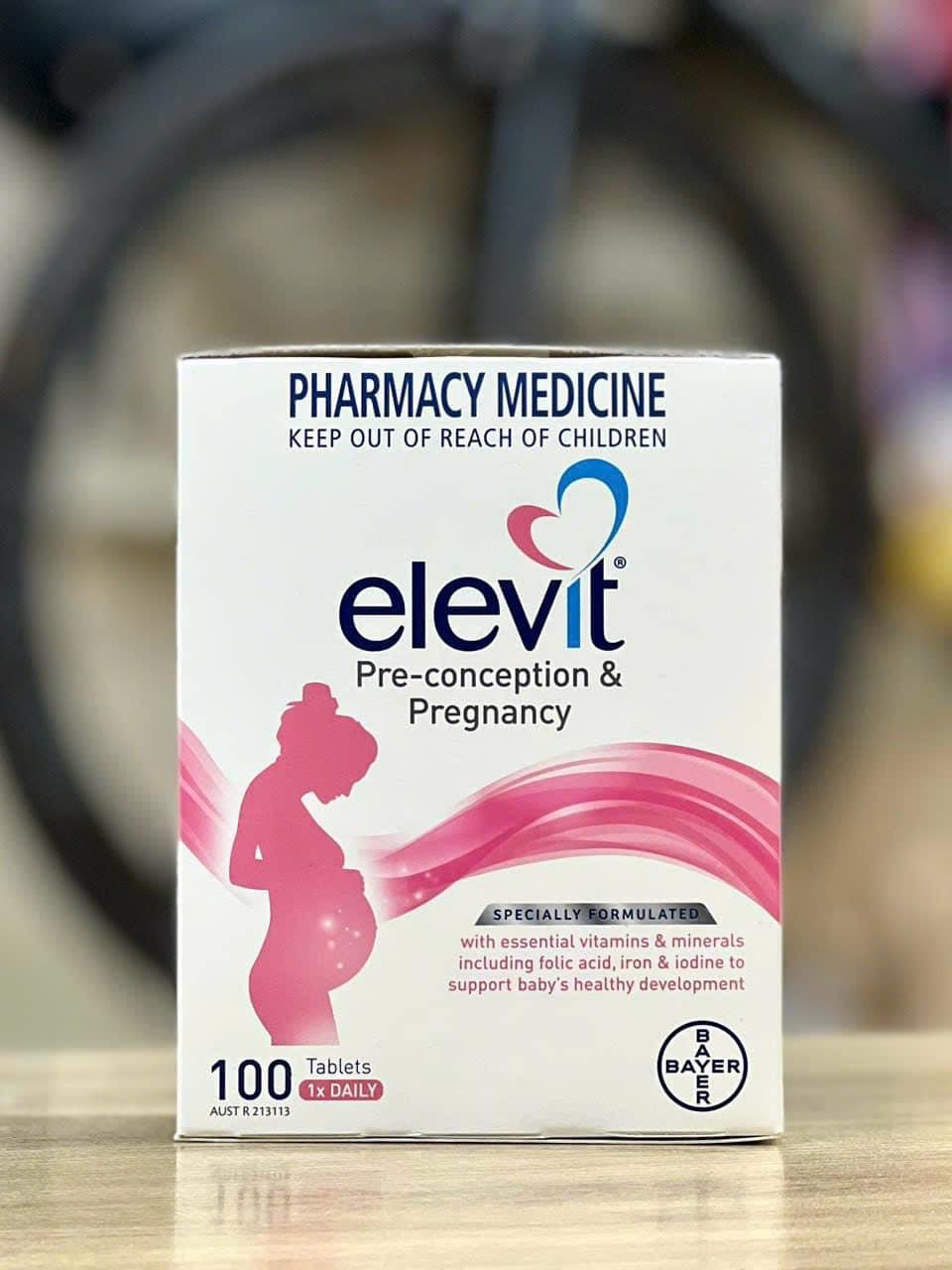Viên uống bổ sung vitamin cho mẹ bầu Elevit Healthy Baby Healthy Mum